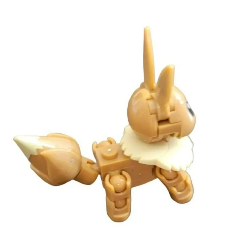 Mega Construx Pokemon Eevee Articulated Building Set Figure Brown Toy
